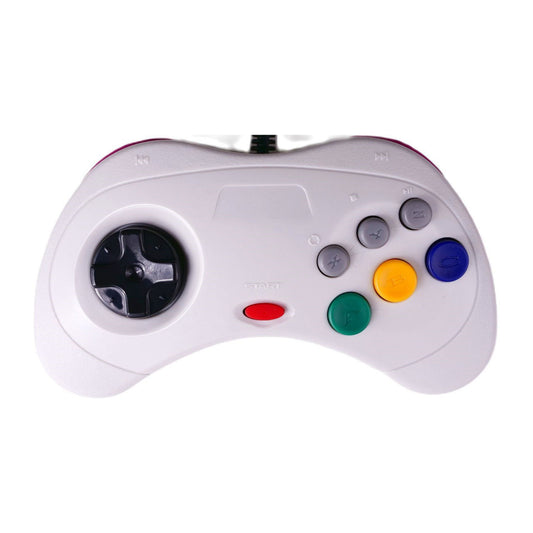 Sega Saturn: Controller Wired USB (White)