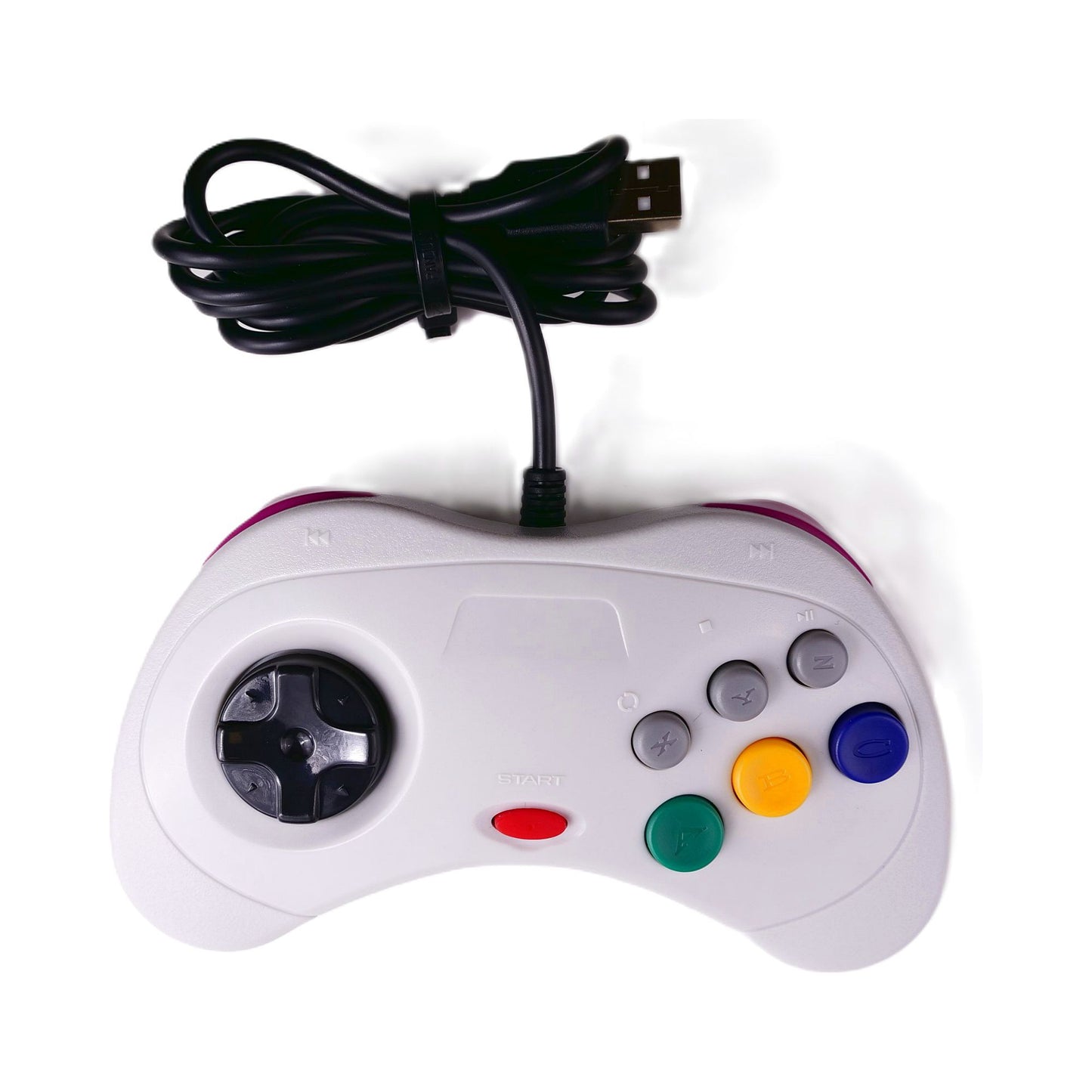 Sega Saturn: Controller Wired USB (White)