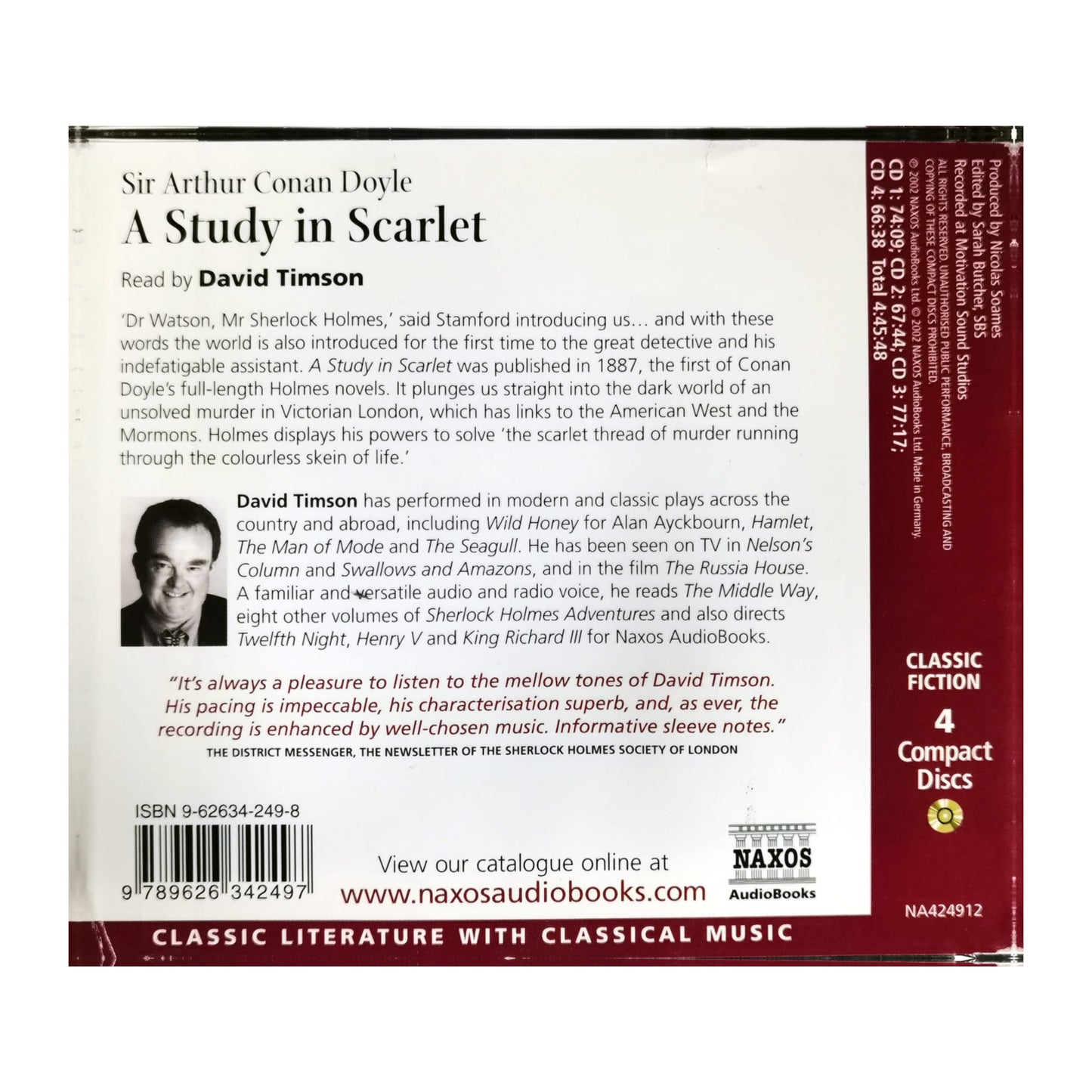 Sir Arthur Conan Doyle: A Study In Scarlet