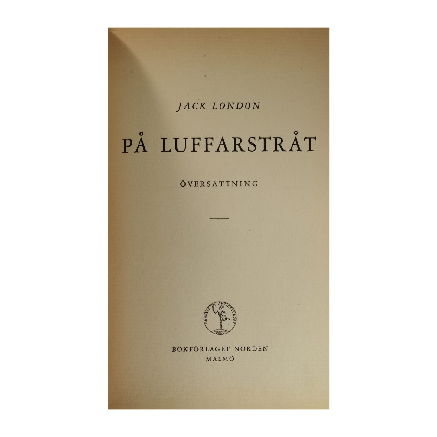 Jack London: På Luffarstråt