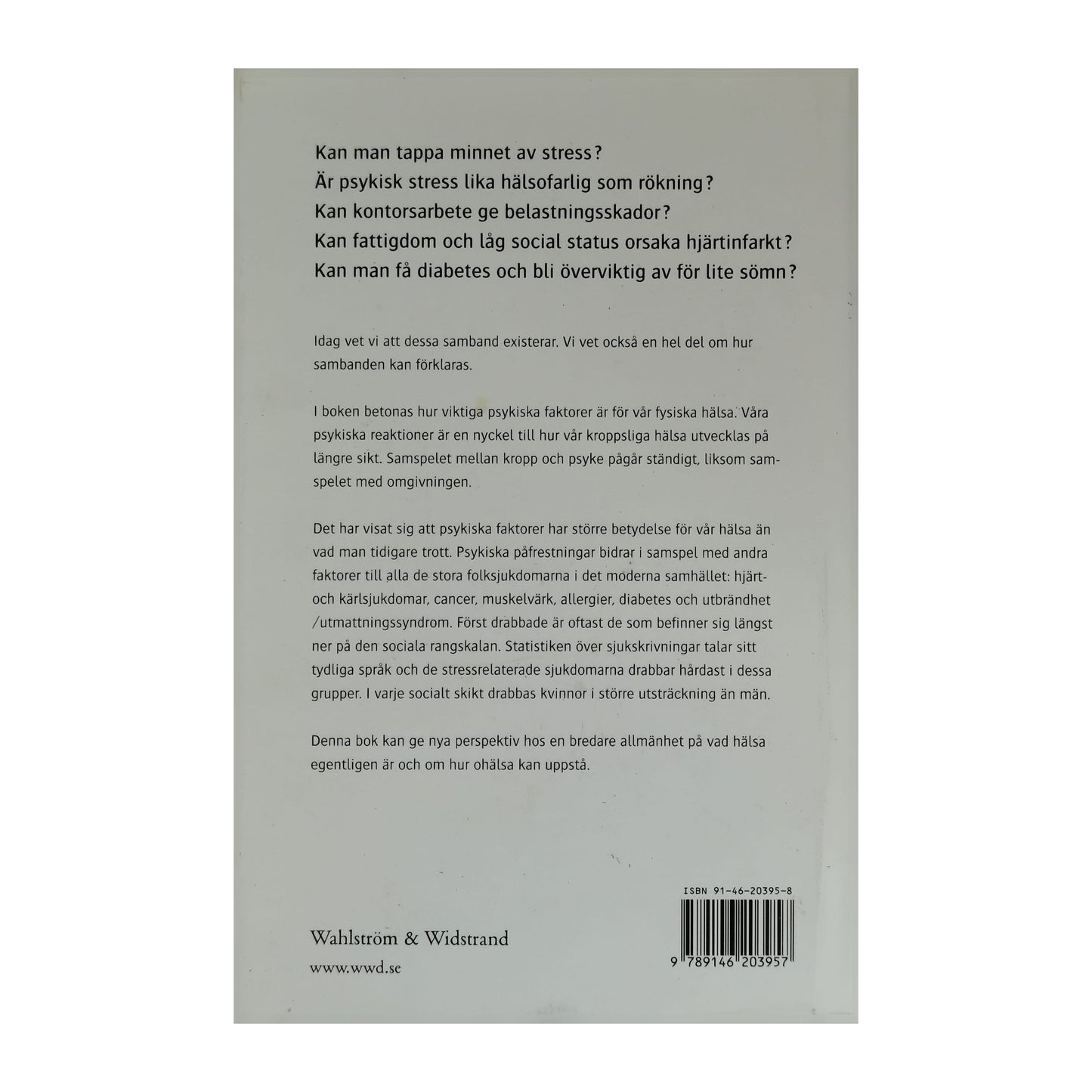 Ulf Lundberg & Görel Wentz: Stressad Hjärna, Stressad Kropp