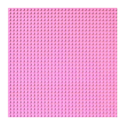 Building Blocks Plate (25cm) (Pink)