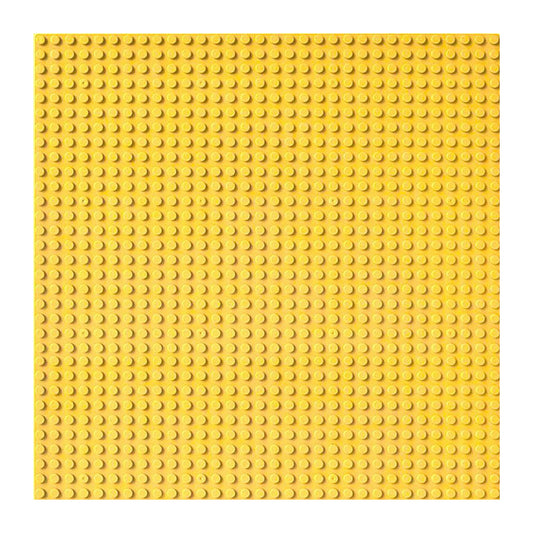 Building Blocks Plate (25cm) (Yellow)