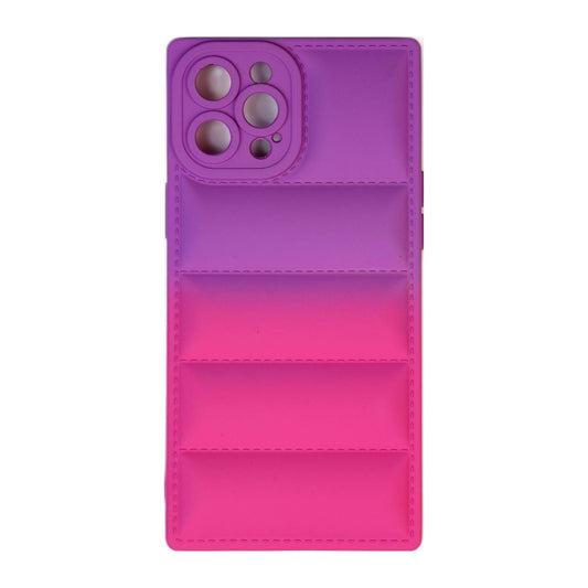 Soft Squares Color Fade Case - (IPhone 13 Pro) (PURPLE/pink) (TPU)