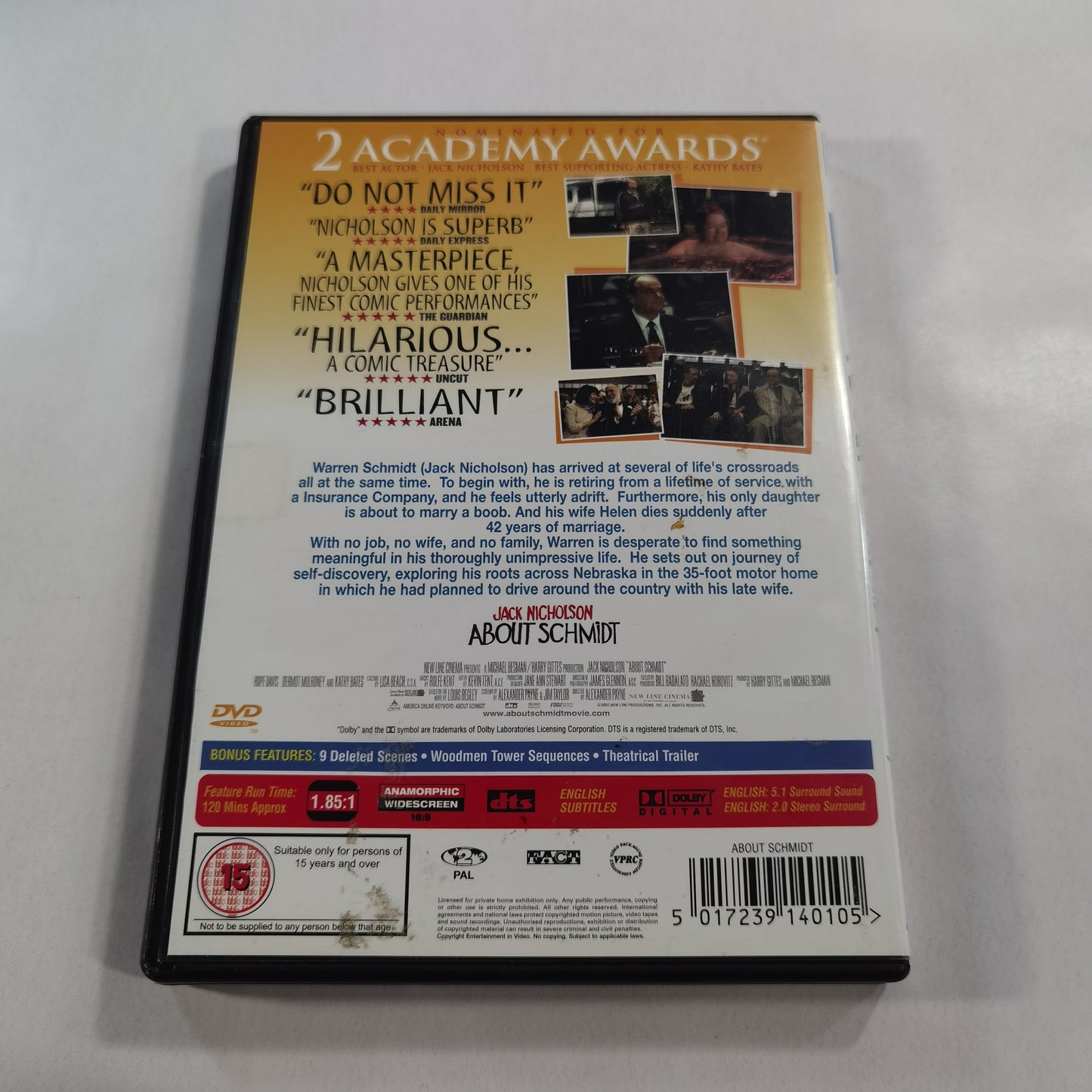 About Schmidt (2002) - DVD UK RC