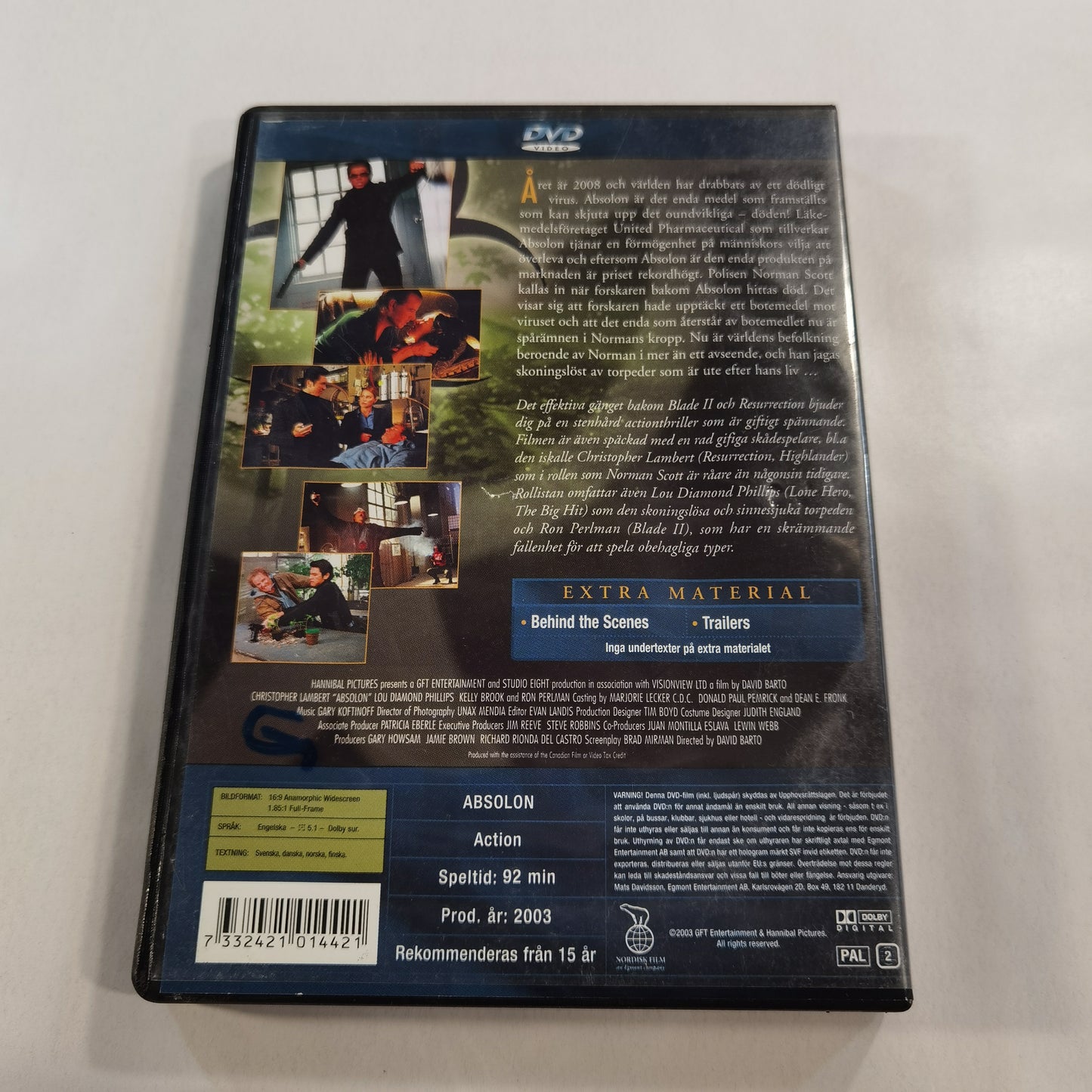 Absolon (2003) - DVD SE