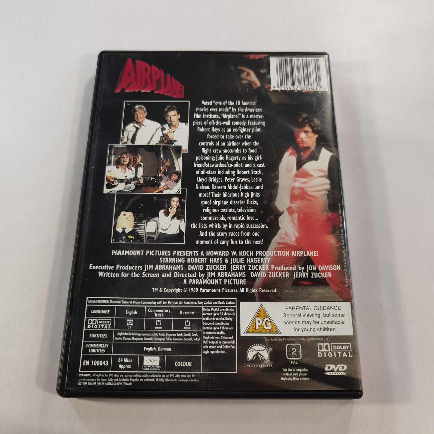 Airplane! (1980) - DVD UK 2001