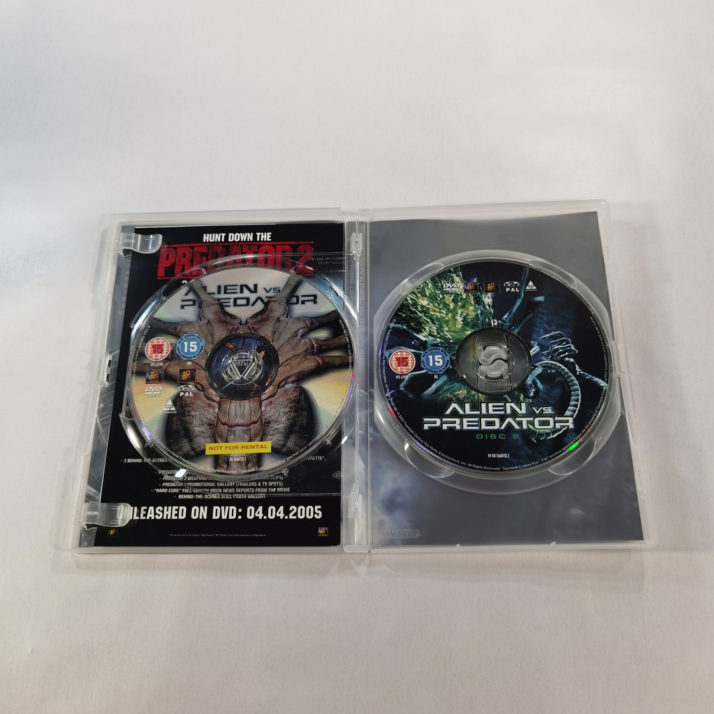 Alien vs. Predator (2004) - DVD UK 2005 2-Disc Extreme Edition