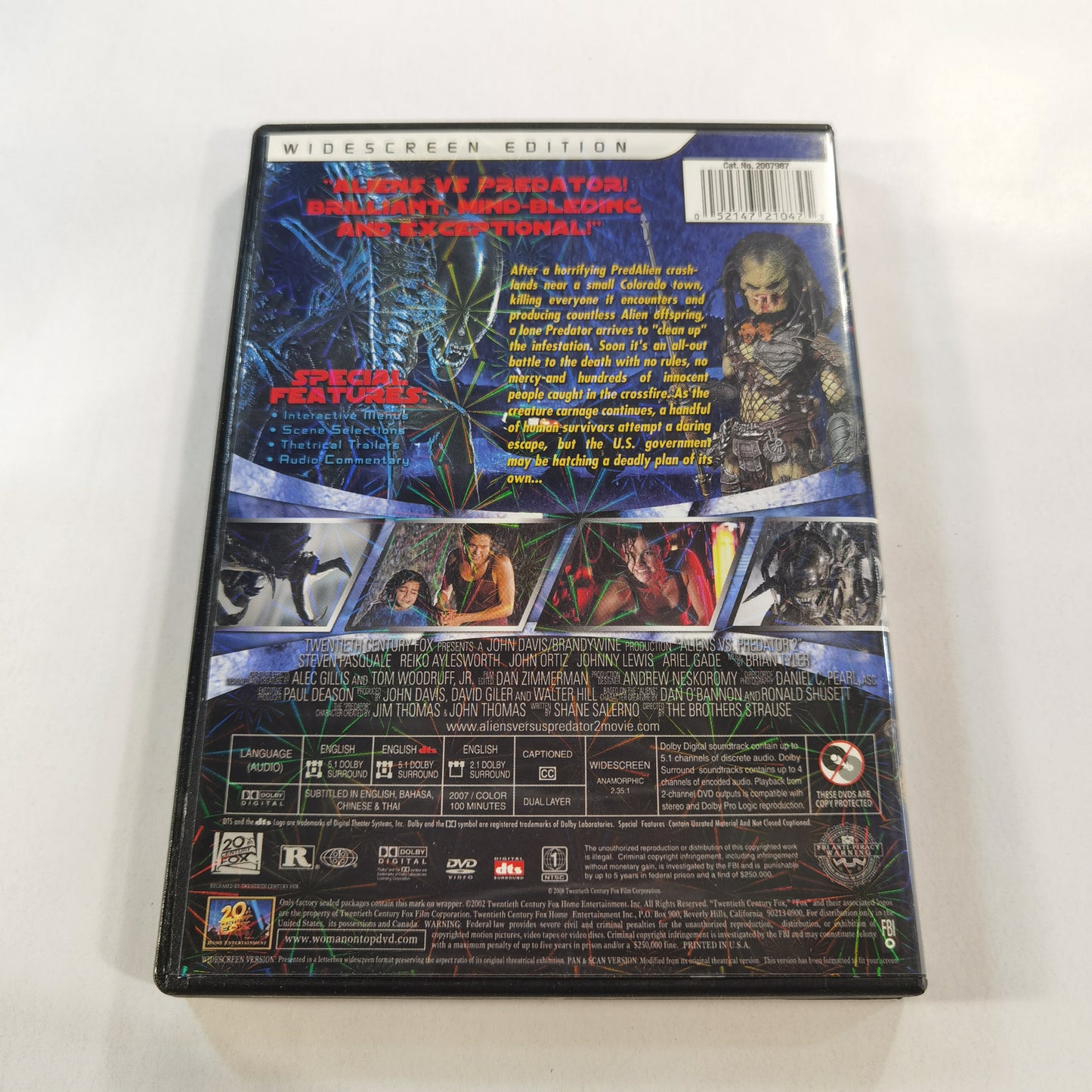 Alien vs. Predator: Requiem (2007) ( Aliens vs Predator 2 ) - DVD