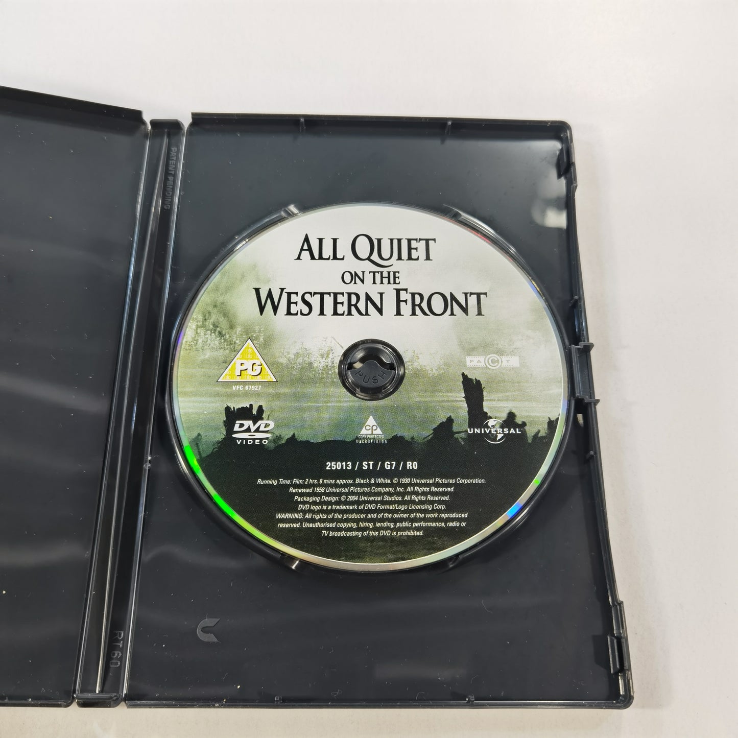 All Quiet on the Western Front (1930) - DVD UK 2005