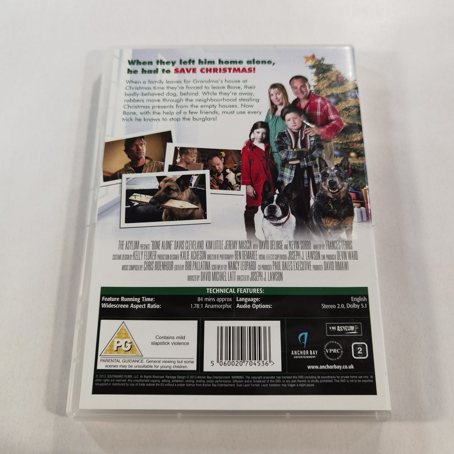 Alone For Christmas ( Bone Alone ) (2013) - DVD UK 2013