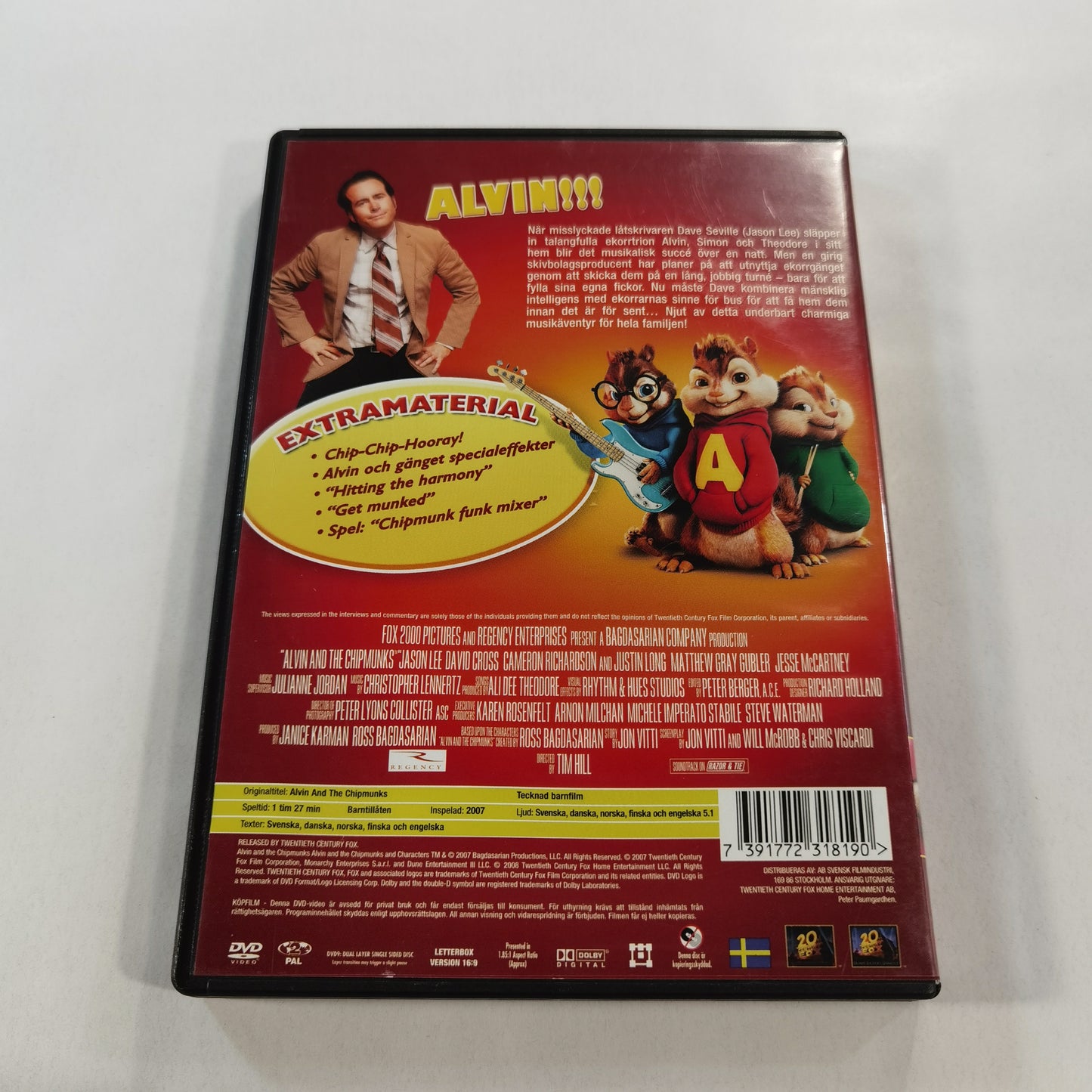 Alvin and the Chipmunks ( Alvin Och Gänget ) (2007) - DVD SE 2008