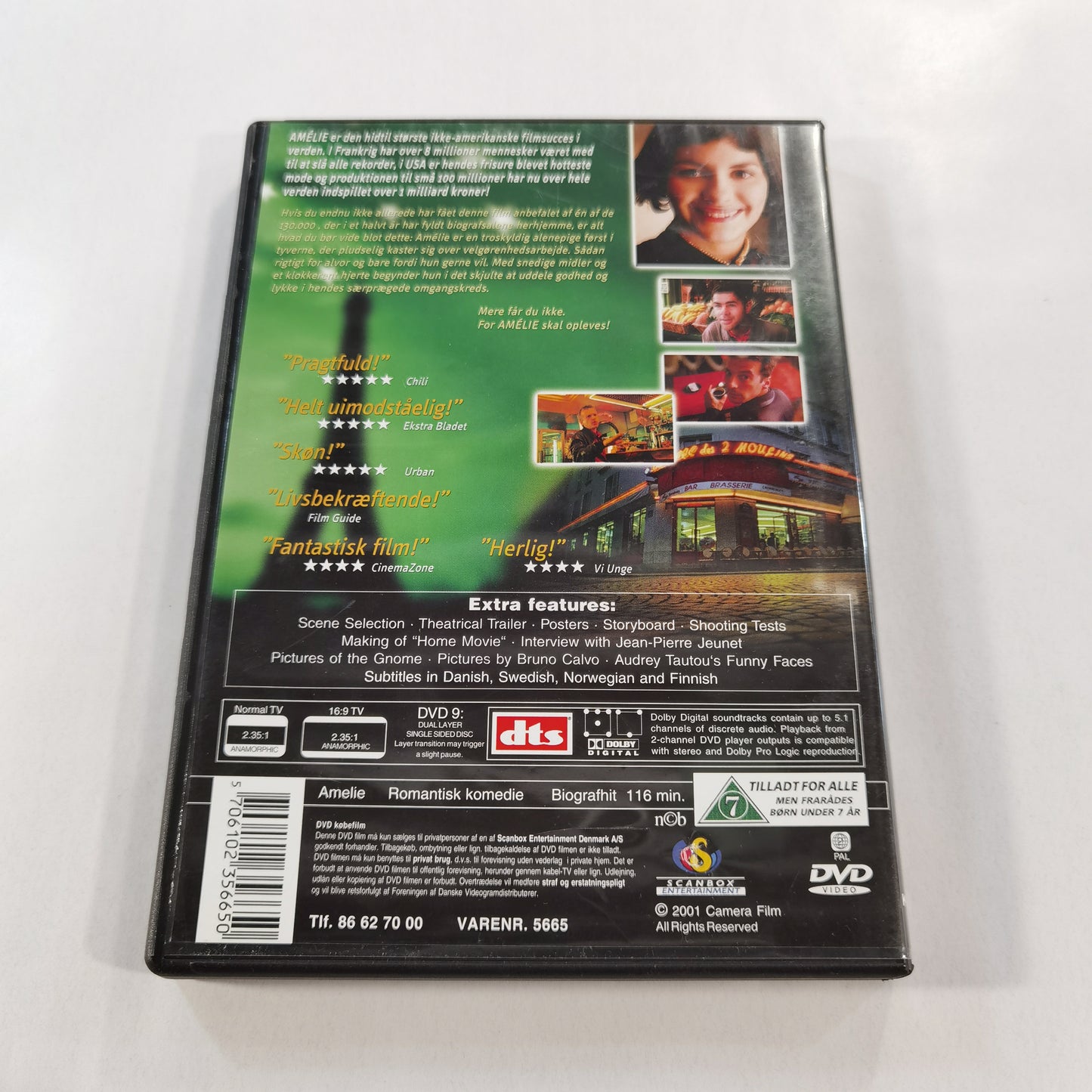 Amélie (2001) - DVD DK