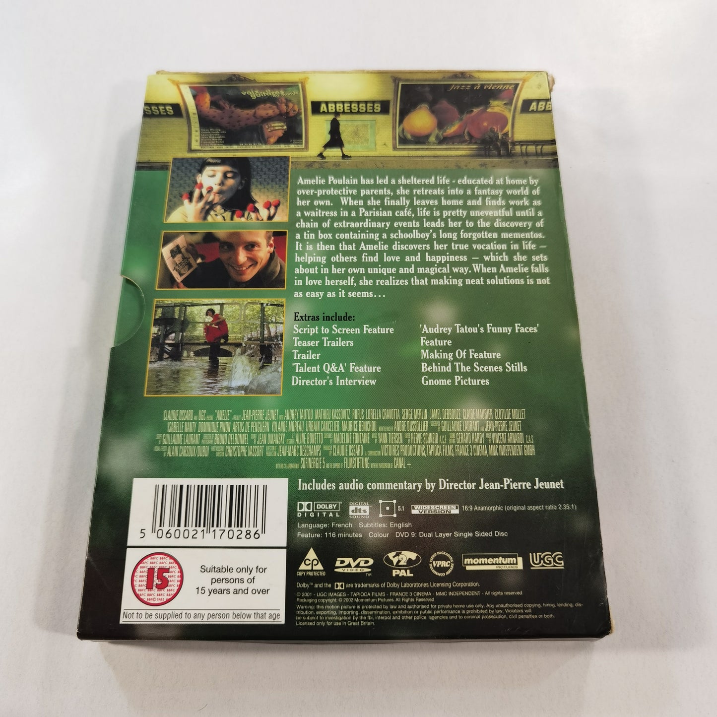 Amélie (2001) - DVD UK 2002 Special Edition
