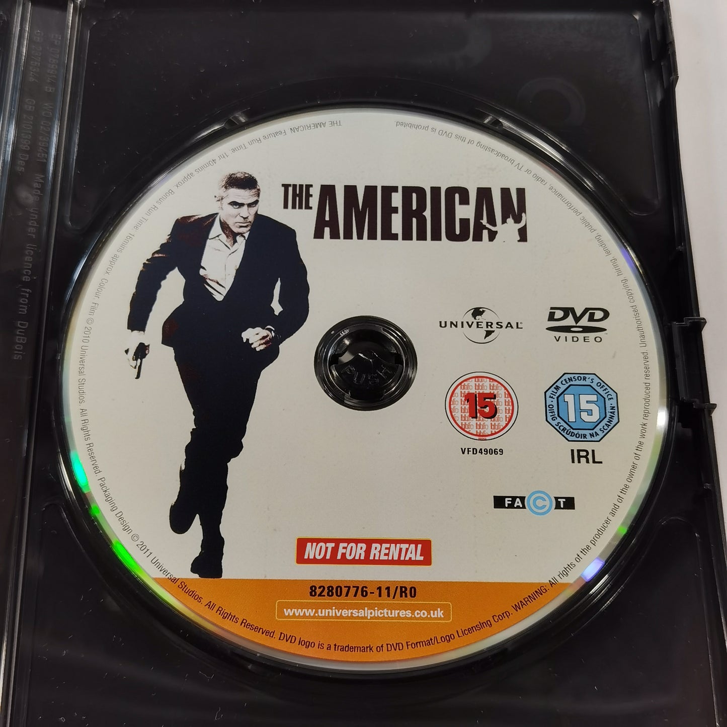 The American (2010) - DVD UK 2011