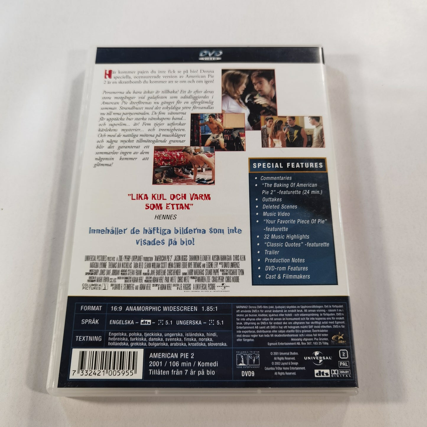American Pie 2 (2001) - DVD SE 2002 Collector's Edition
