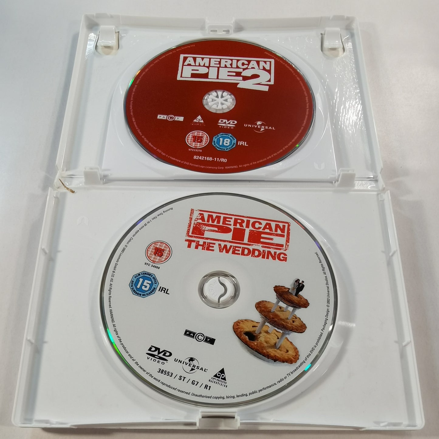 American Pie - DVD UK 2007 2 Slices ( 2x Films )