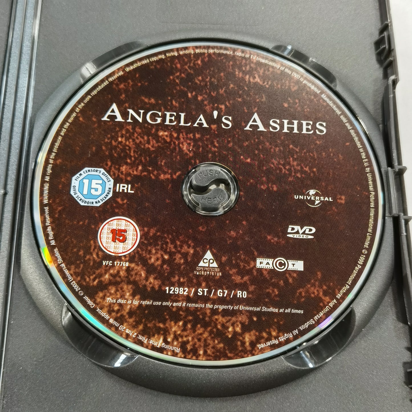 Angela's Ashes (1999) - DVD UK 2003