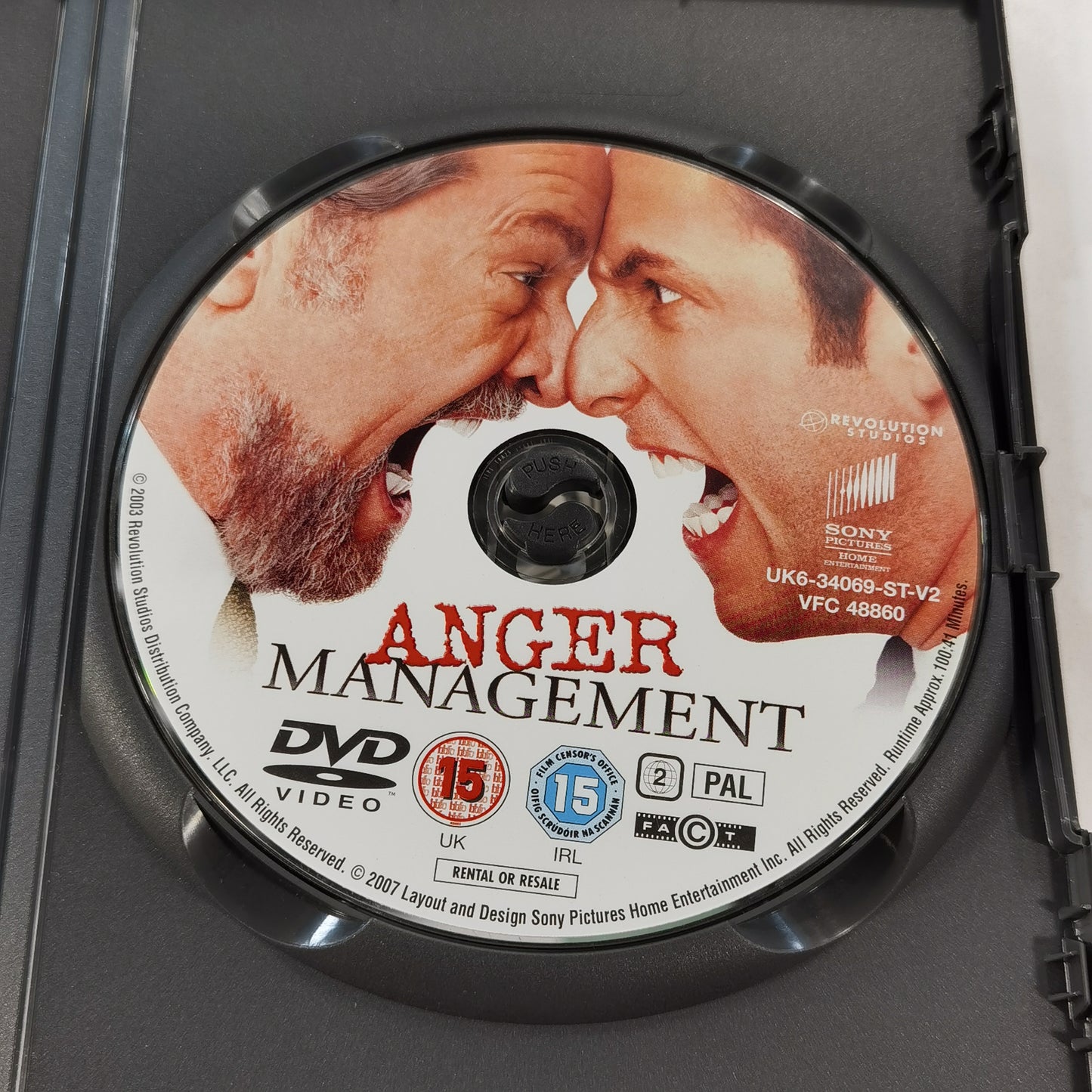 Anger Management (2003) - DVD UK 2004