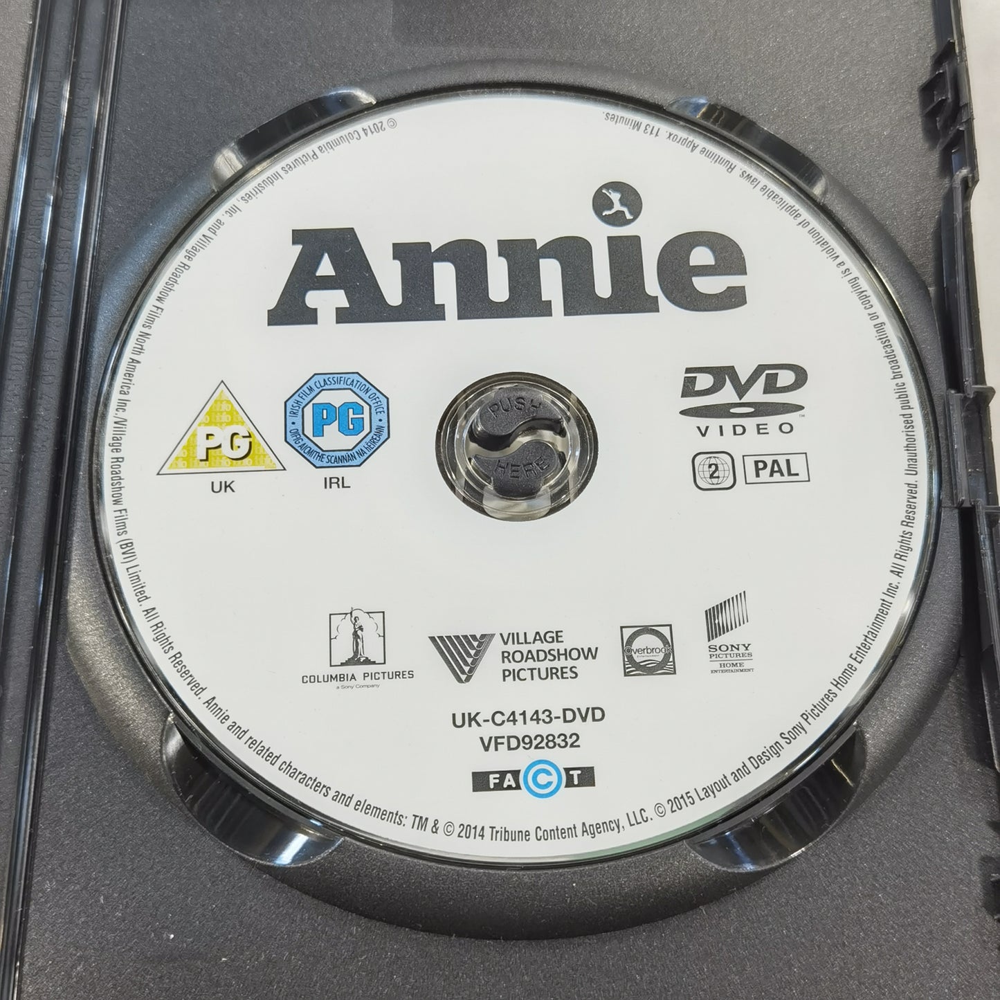 Annie (2014) - DVD UK 2015