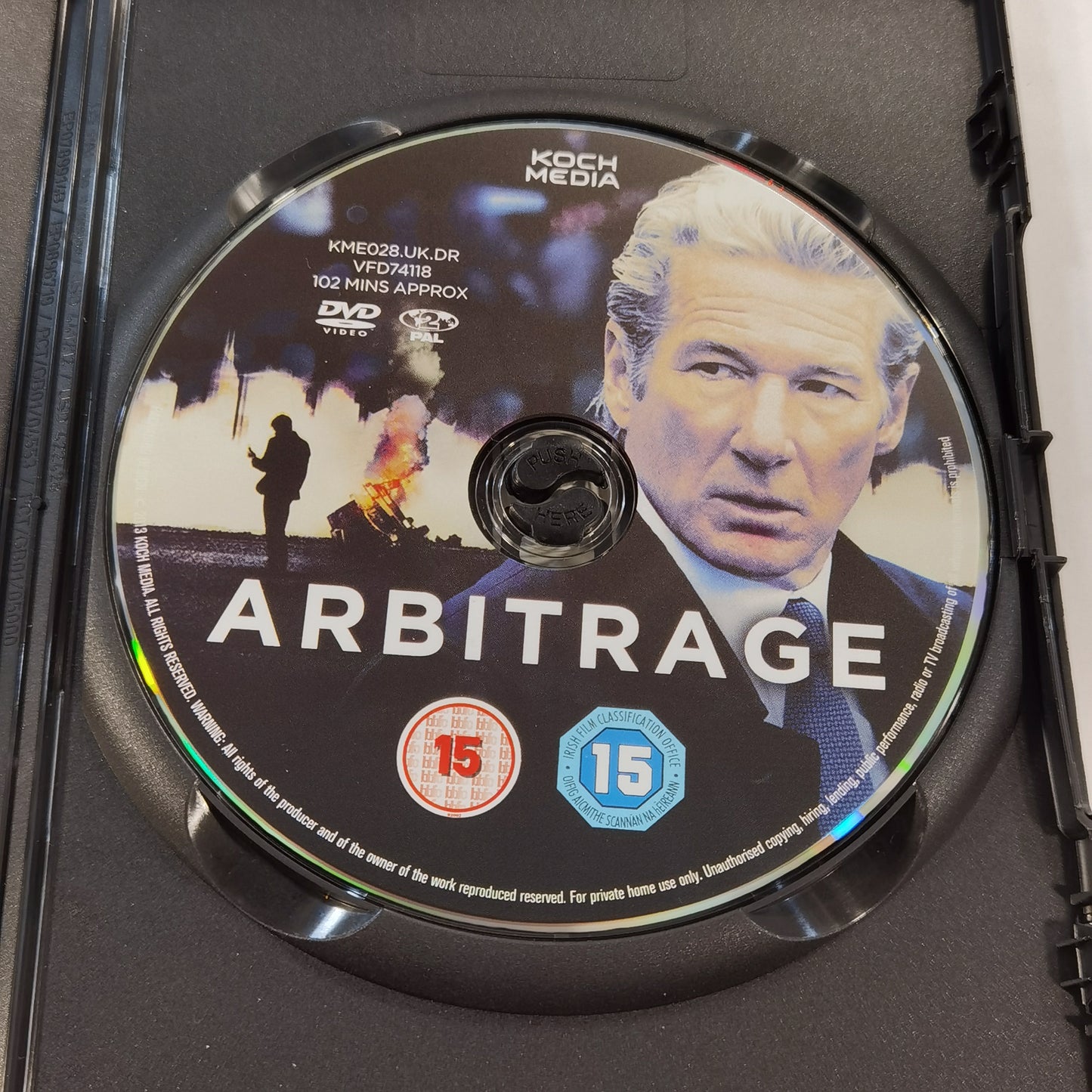 Arbitrage (2012) - DVD UK 2013