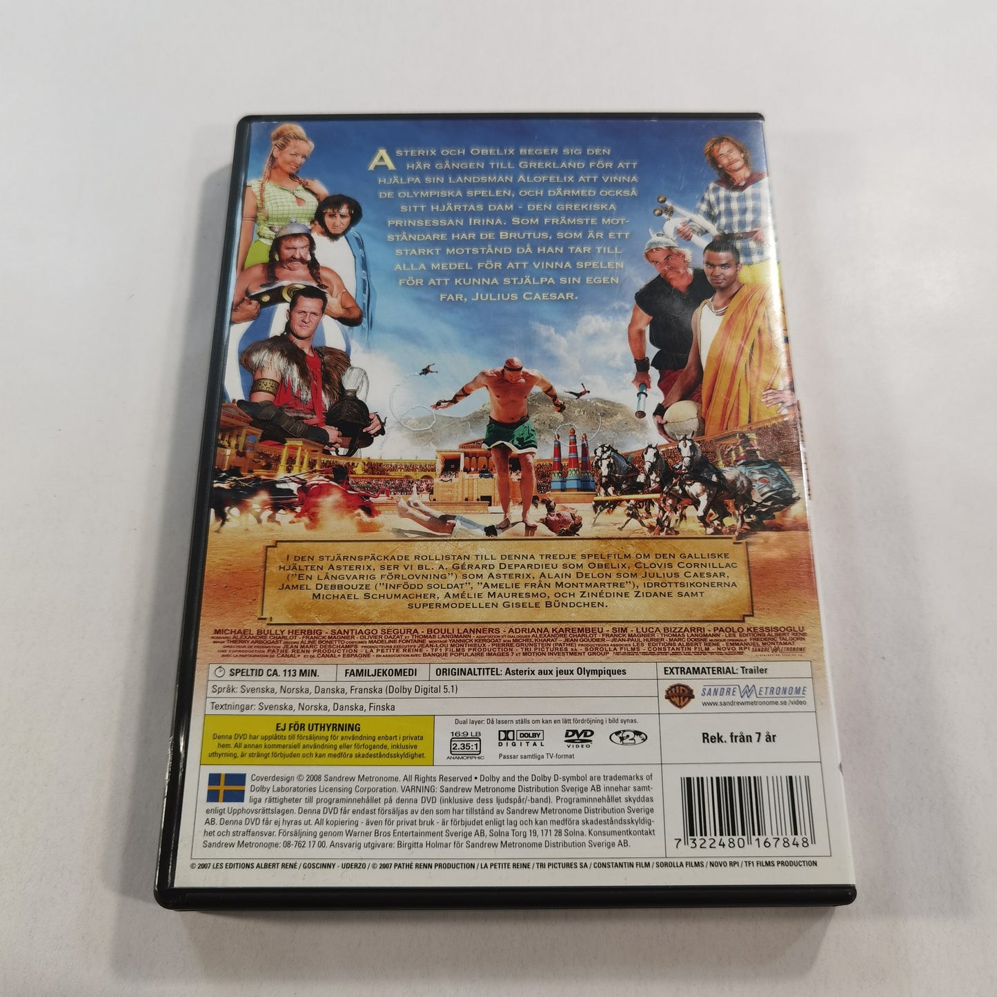 Asterix På Olympiaden (2008) - DVD SE 2008