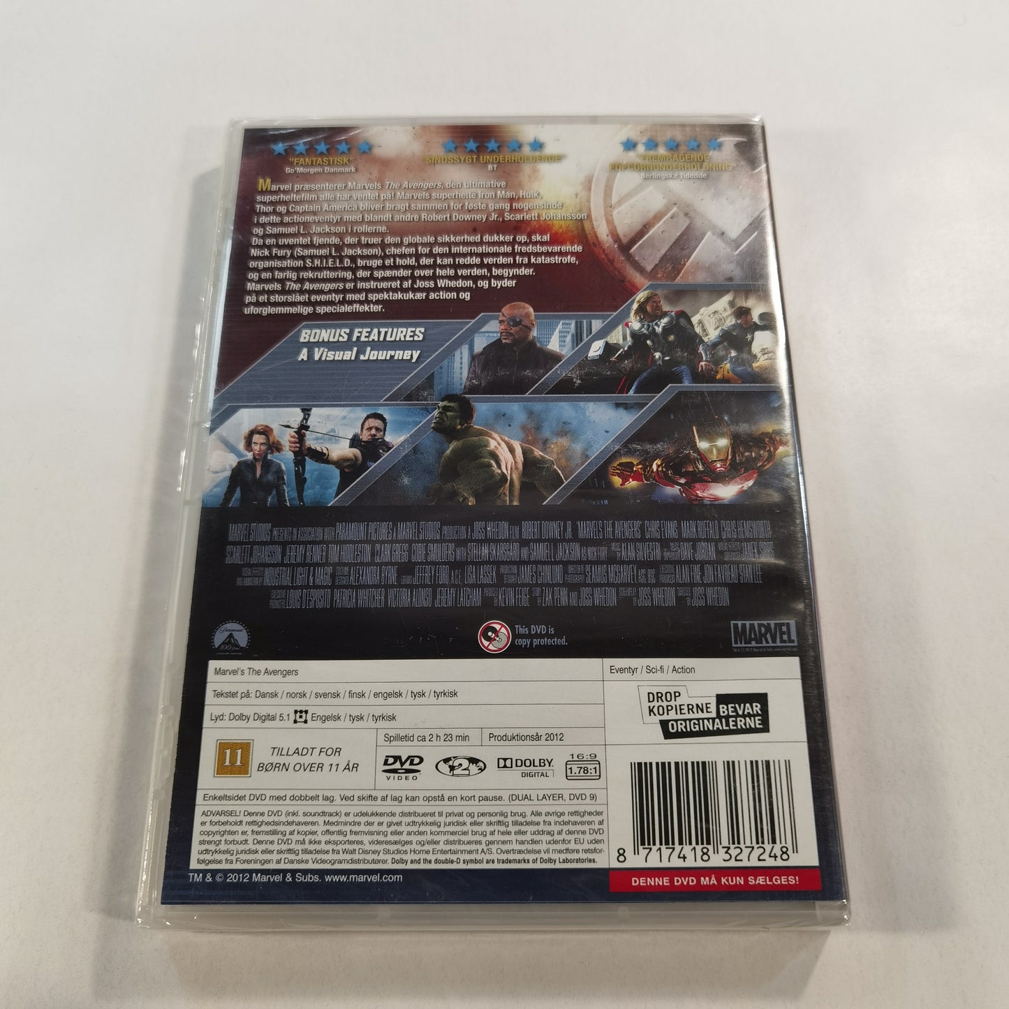 The Avengers (2012) - DVD DK NEW!