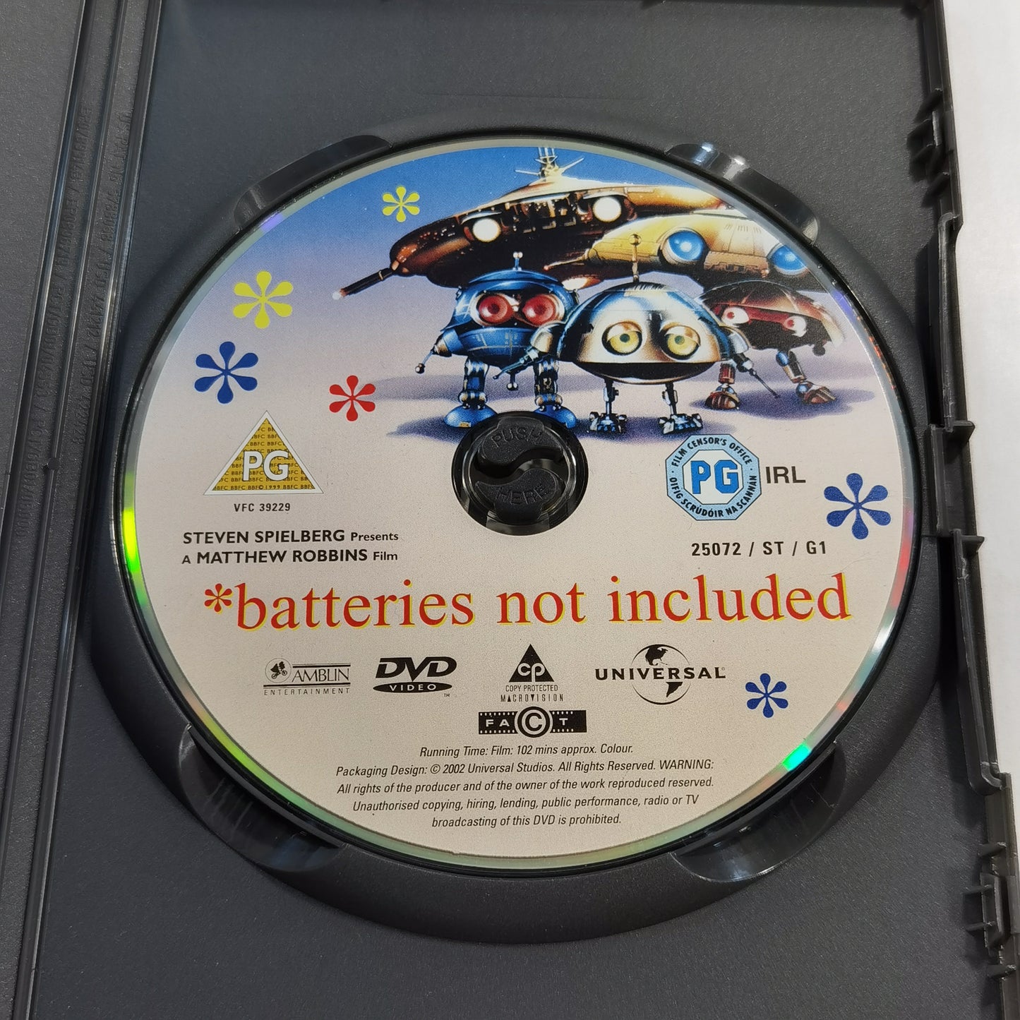 Batteries Not Included (1987) - DVD UK 2002