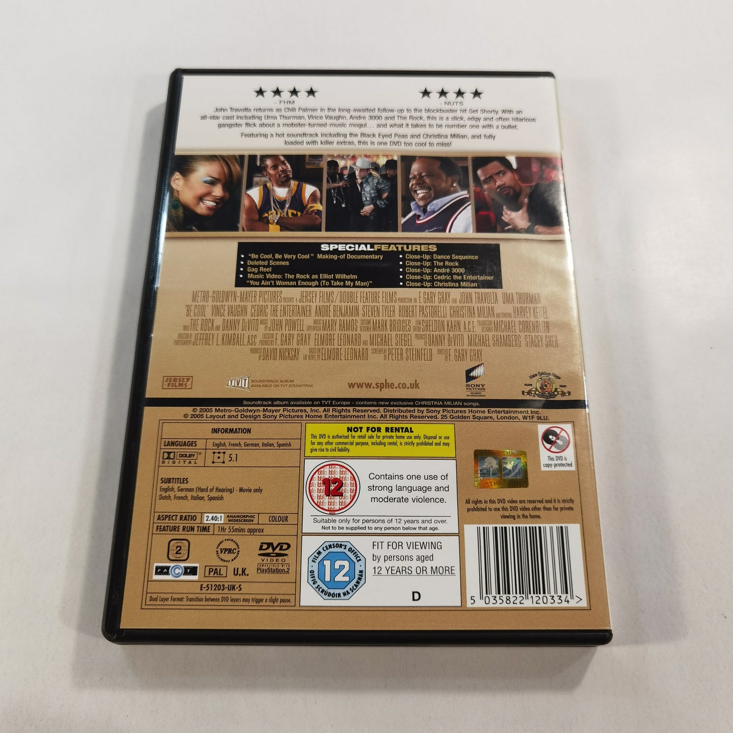 Be Cool (2005) - DVD UK 2005 Collector's Edition