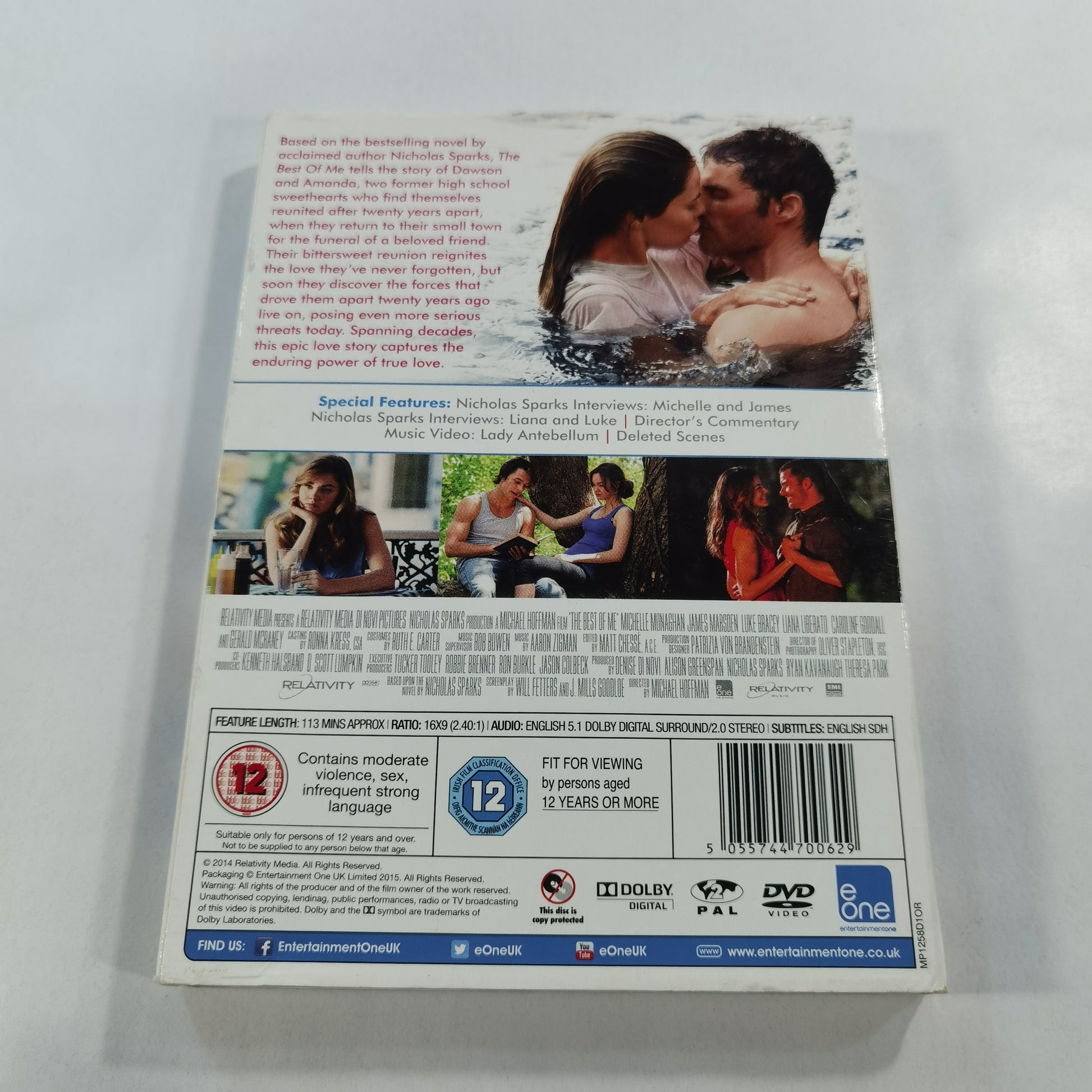 The Best of Me (2014) - DVD UK 2015