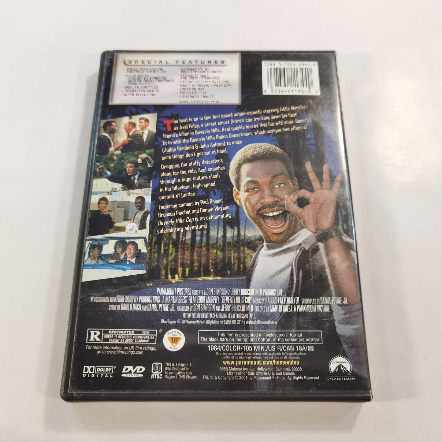 Beverly Hills Cop (1984) - DVD US 2001 Special Collector's Edition