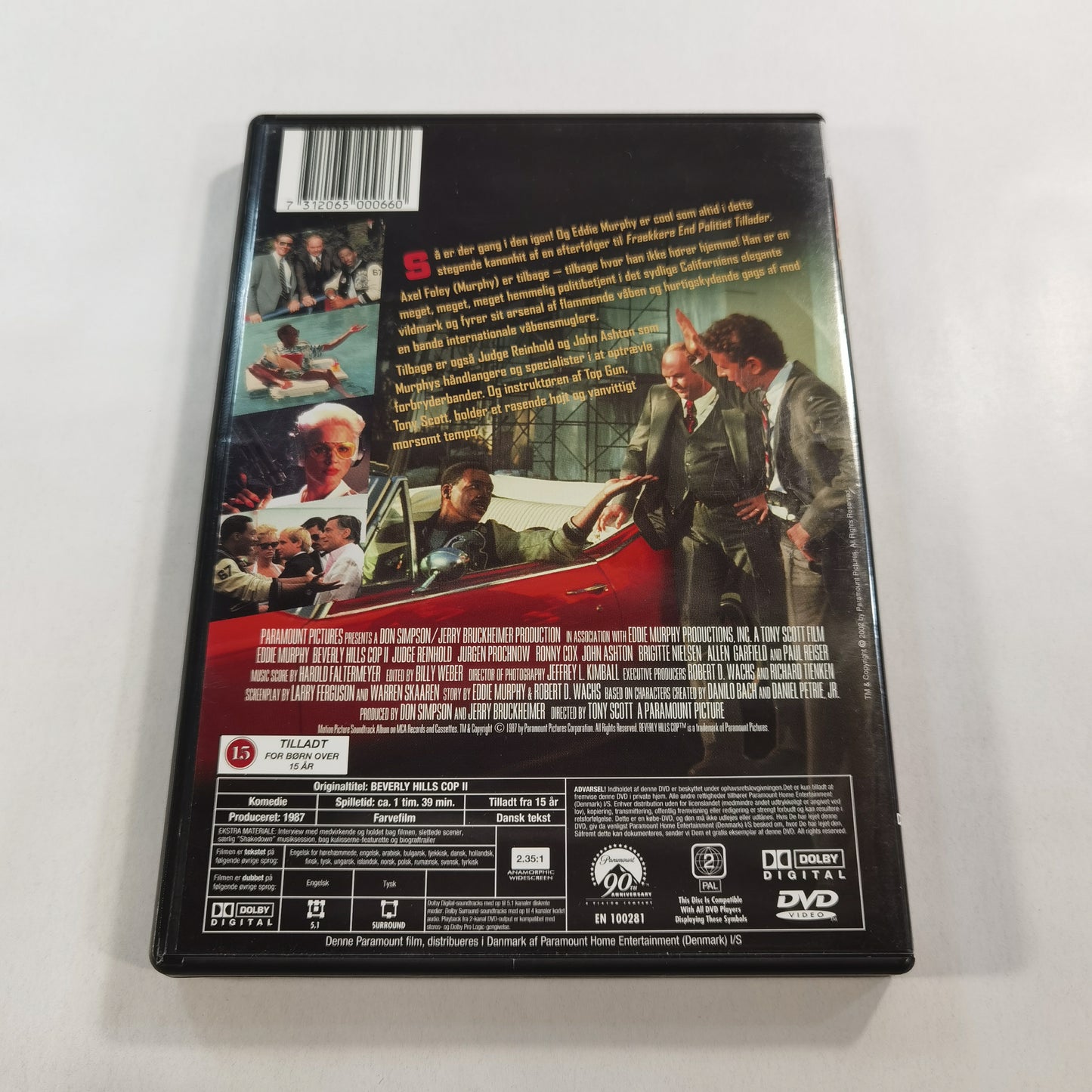 Beverly Hills Cop II ( Frækkere End Politiet ) (1987) - DVD DK 2002