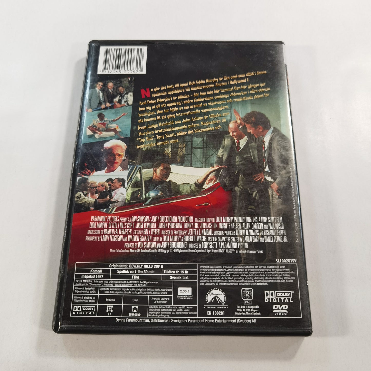 Beverly Hills Cop II ( Snuten I Hollywood ) (1987) - DVD SE 2004