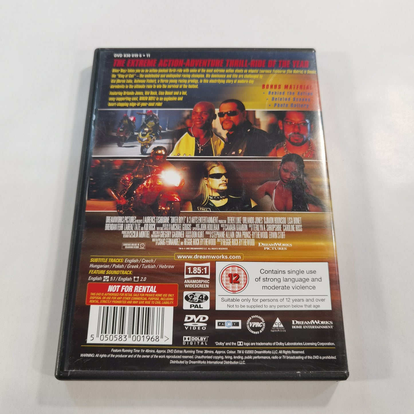 Biker Boyz (2003) - DVD UK 2003