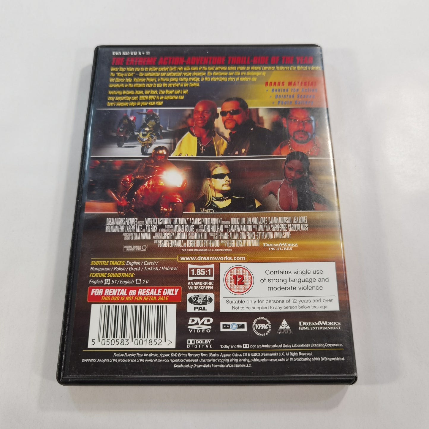 Biker Boyz (2003) - DVD UK 2003 RC