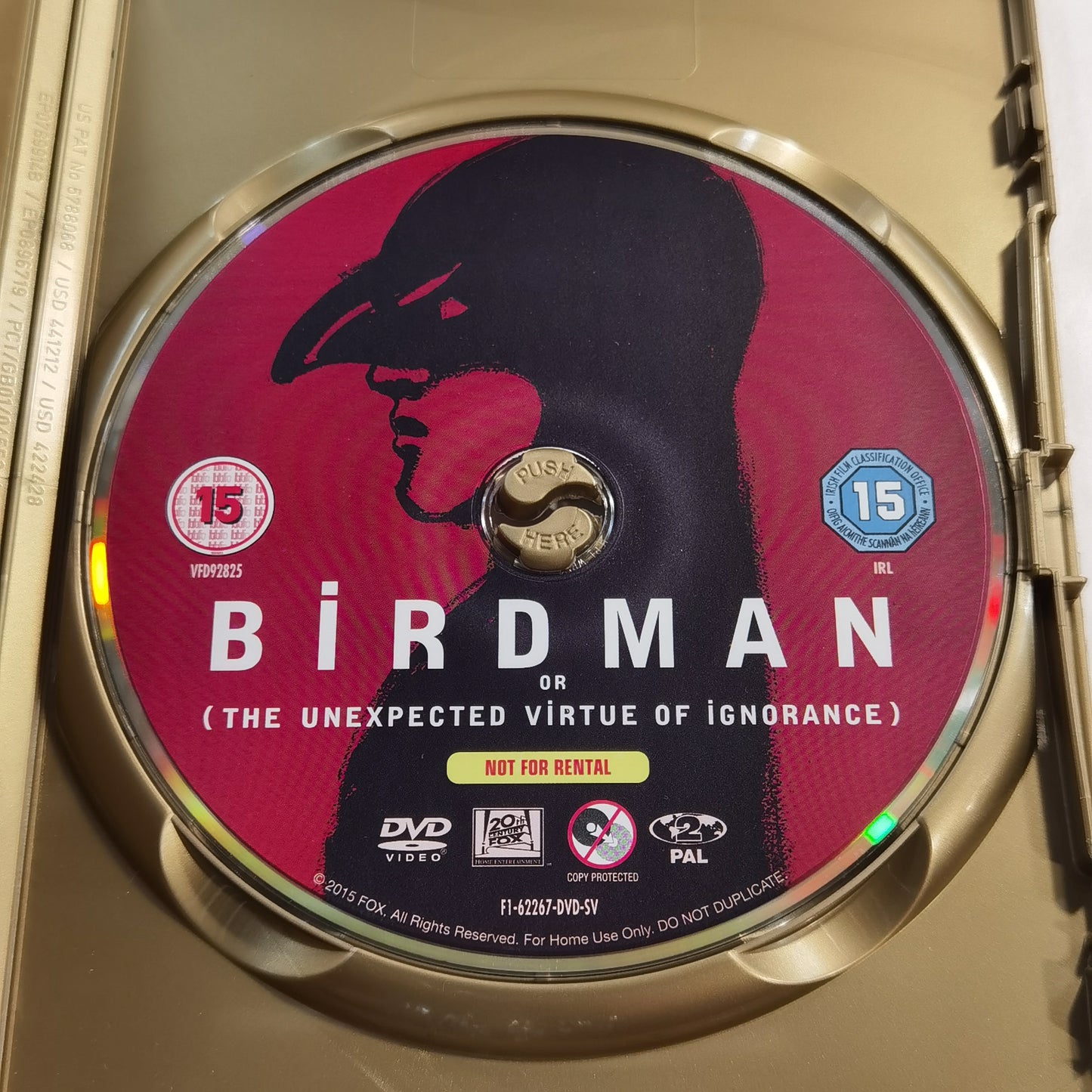 Birdman (2014) - DVD UK 2015