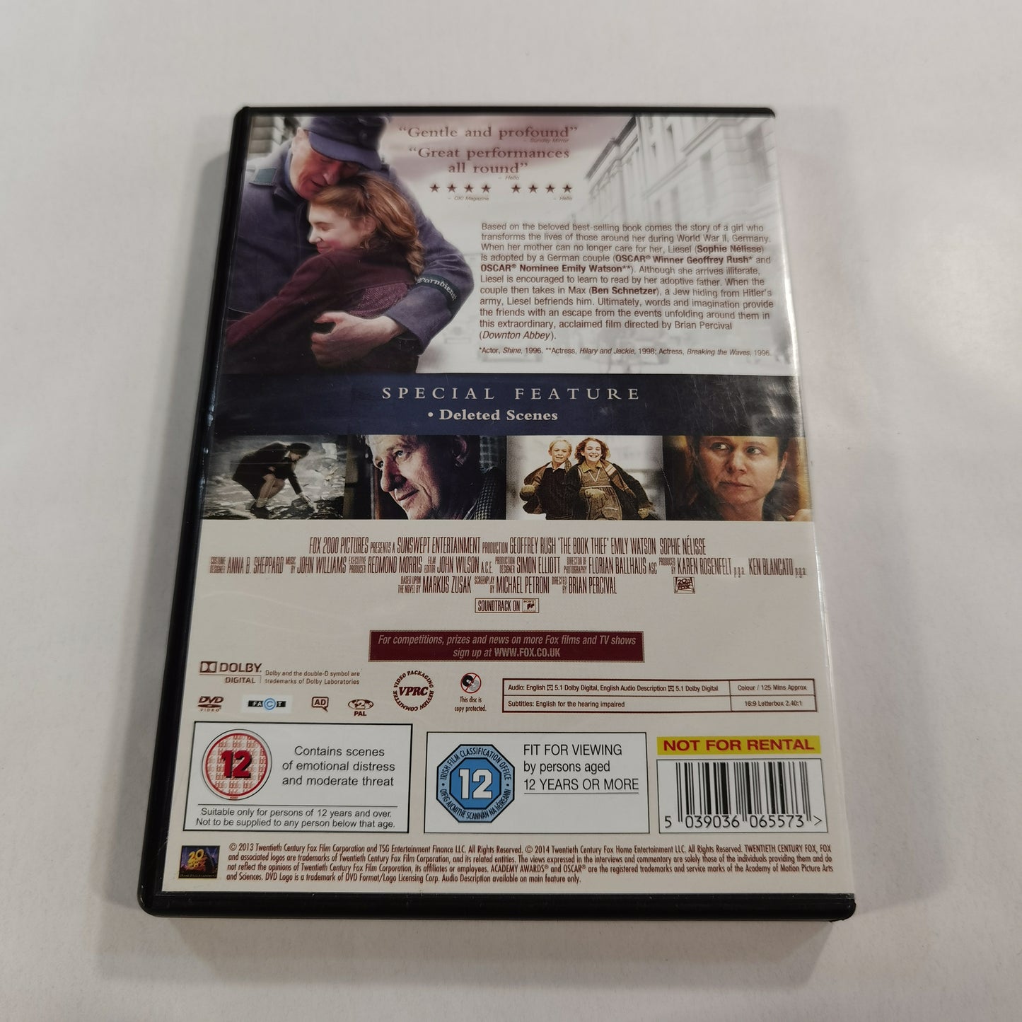 The Book Thief (2013) - DVD UK 2014