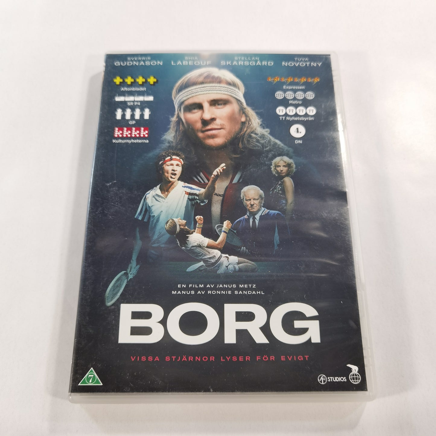 Borg vs. McEnroe (2017) - DVD SE NO DK FI