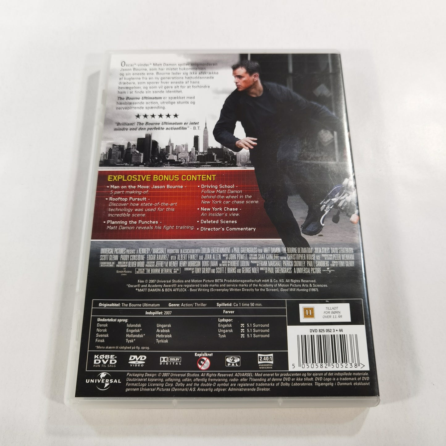 The Bourne Ultimatum (2007) - DVD DK 2007