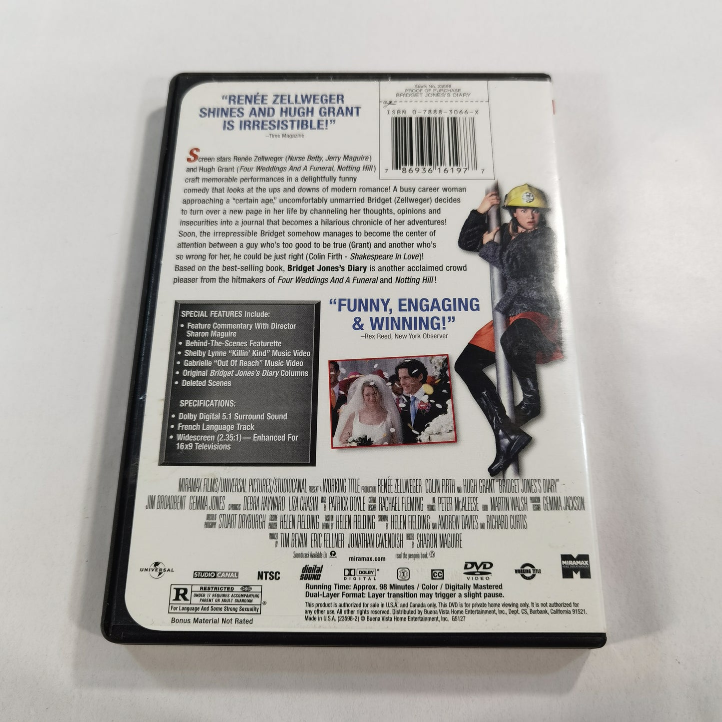 Bridget Jones's Diary (2001) - DVD US Widescreen