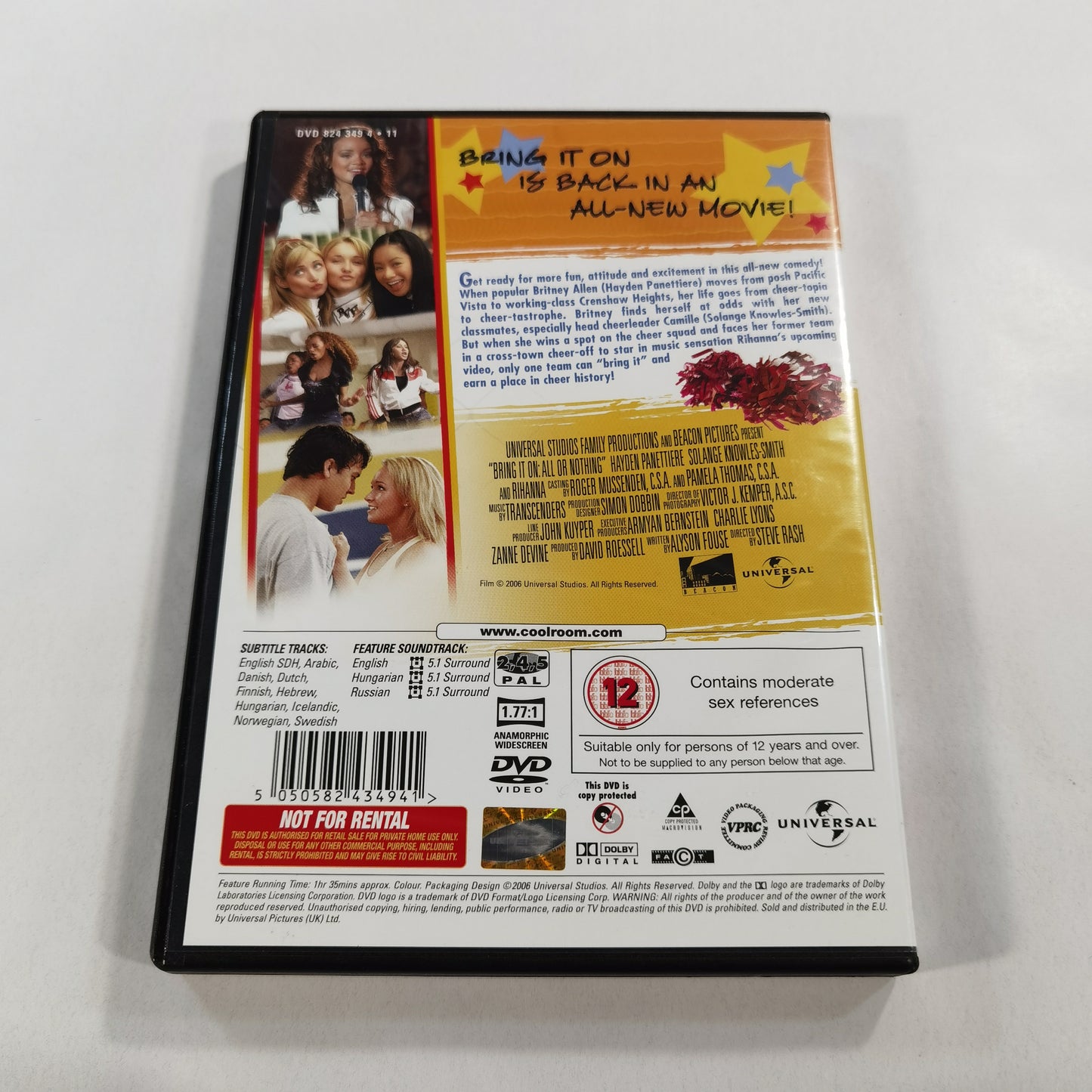 Bring It On: All or Nothing (2006) - DVD UK 2006
