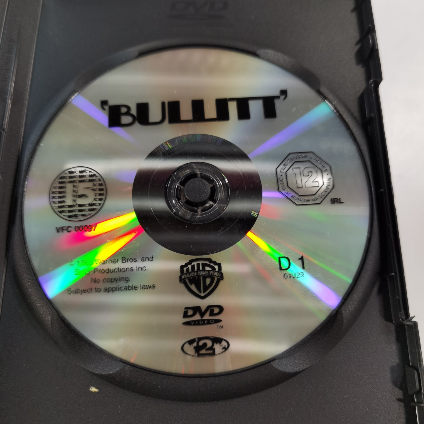Bullitt (1968) - DVD UK 1998