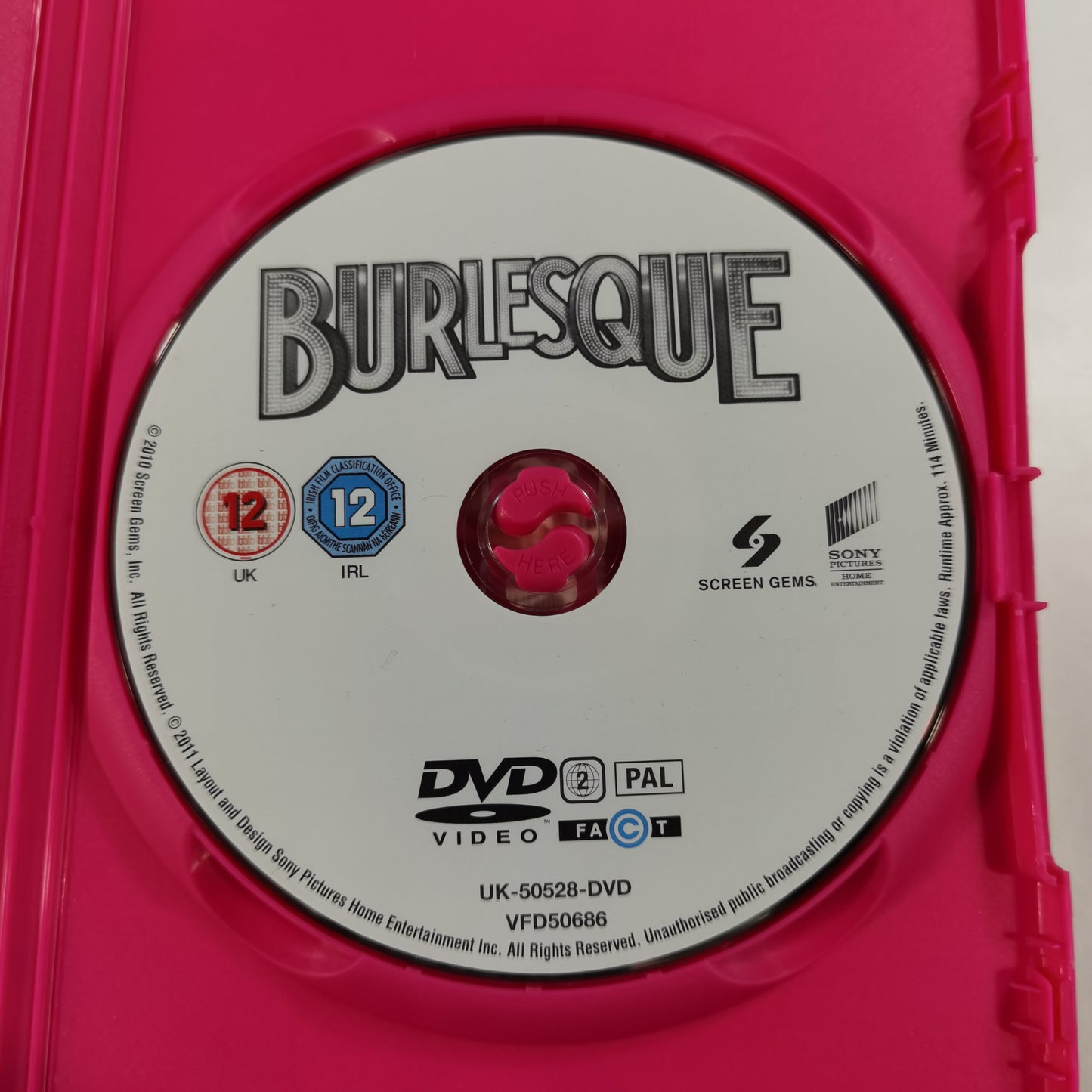 Burlesque (2010) - DVD UK 2011
