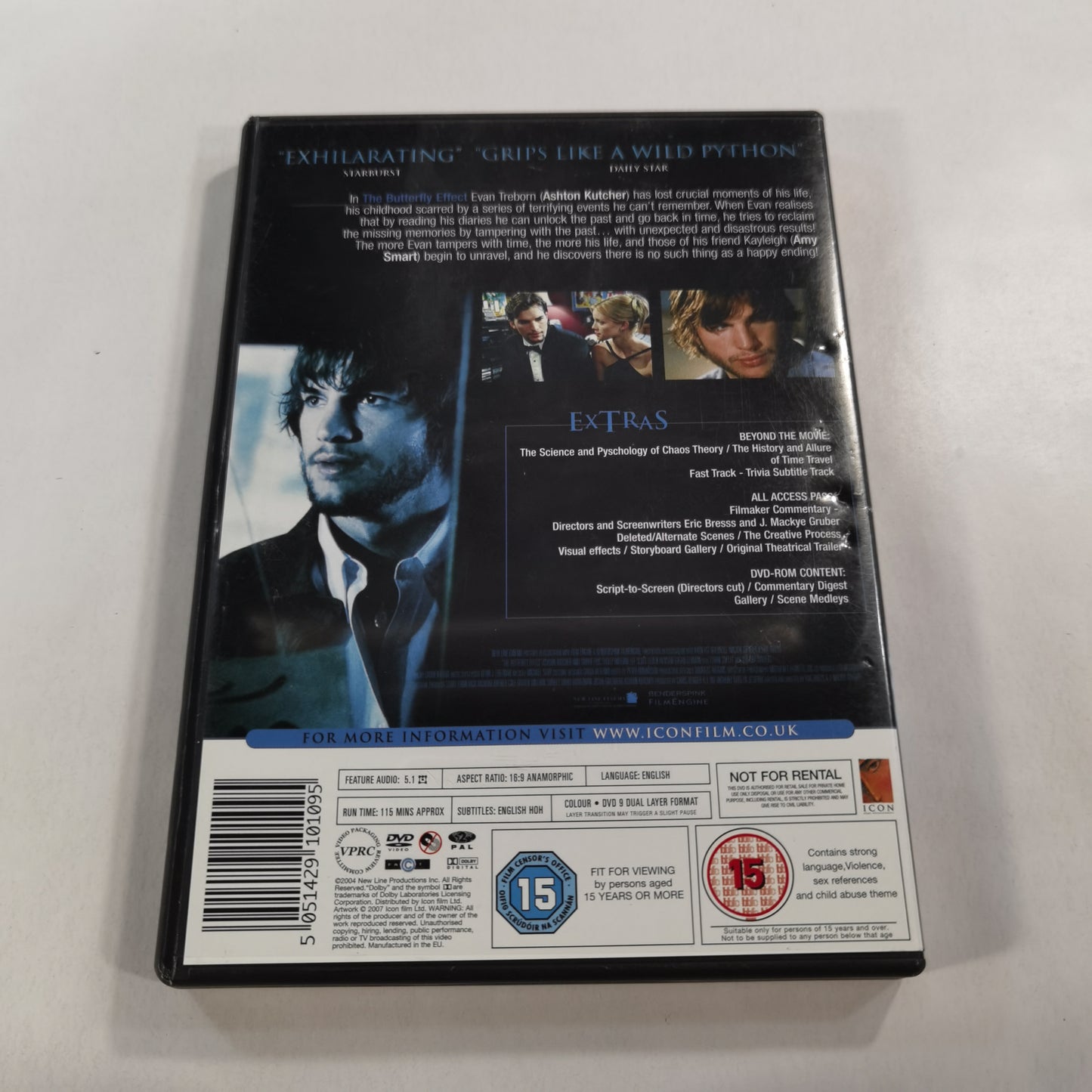 The Butterfly Effect (2004) - DVD UK 2007 Director's Cut