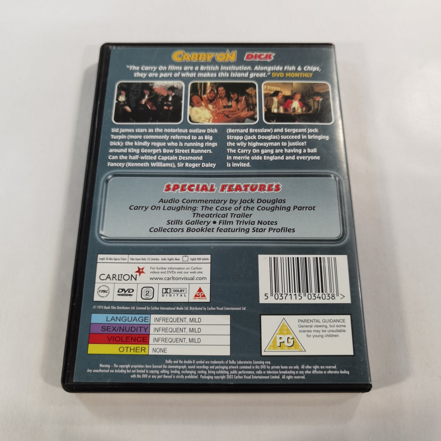 Carry on Dick (1974) - DVD UK 2003 Special Edition