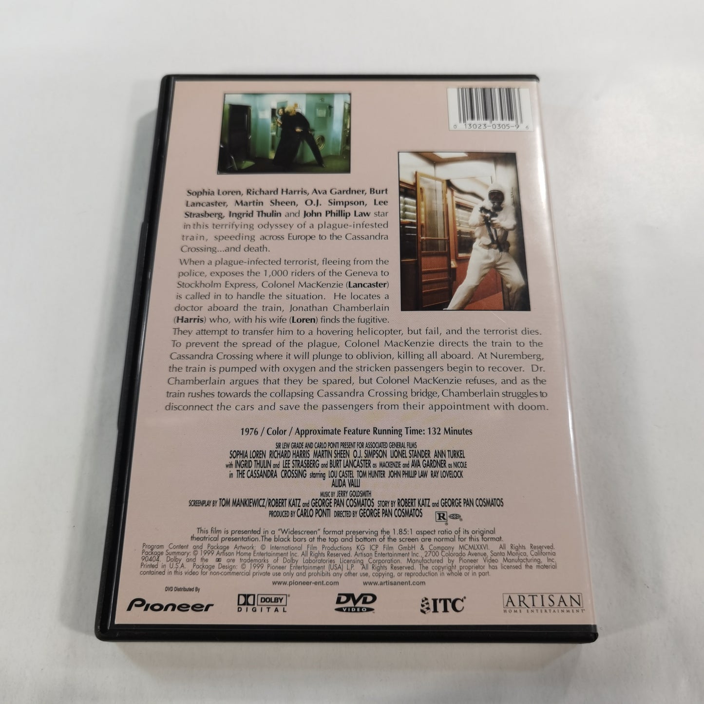 The Cassandra Crossing (1976) - DVD US 1999 Widescreen Edition