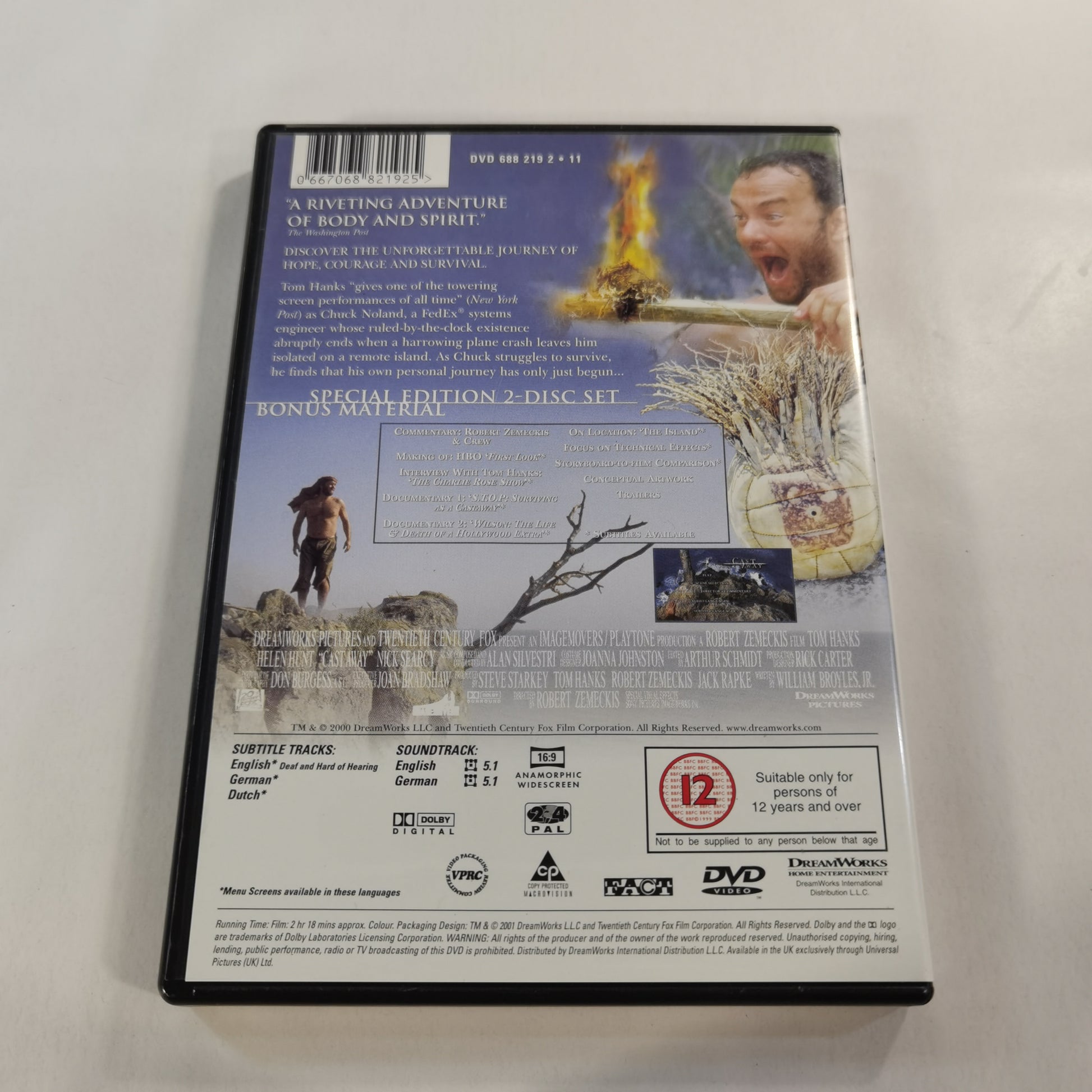 Cast Away (DVD) Widescreen