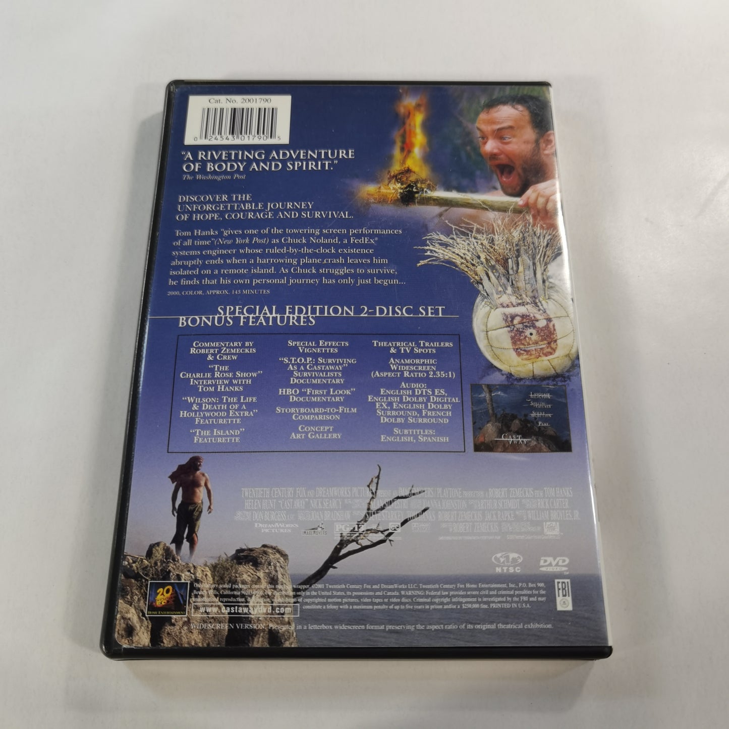 Cast Away (2000) - DVD US 2001 2-Disc Special Edition