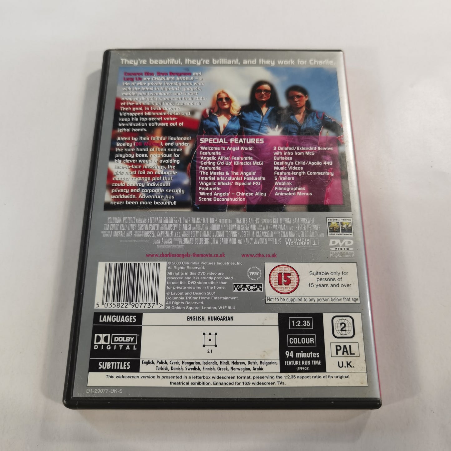 Charlie's Angels (2000) - DVD 5035822907737