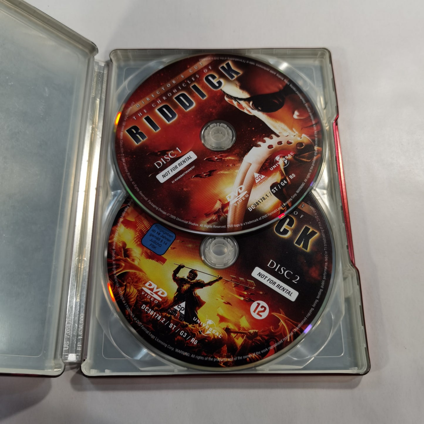 The Chronicles of Riddick (2004) - DVD SE NO DK FI 2008 Steelbook